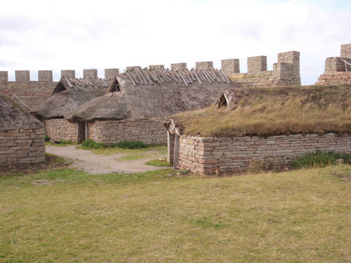 Viking Fortress Interior Structures.